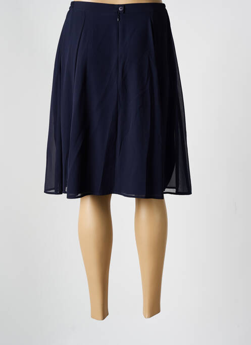 Jupe mi-longue bleu GUY DUBOUIS pour femme