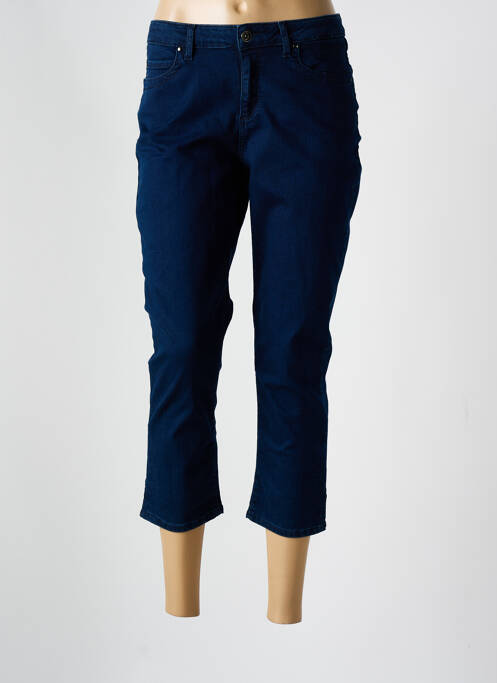 Pantacourt bleu fonce GUY DUBOUIS pour femme