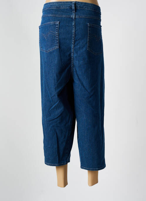 Pantacourt bleu GUY DUBOUIS pour femme