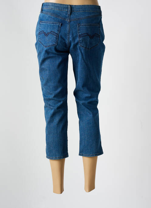 Pantacourt bleu GUY DUBOUIS pour femme