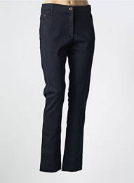Jeans coupe slim stretch taille normale bleu CHRISTINE LAURE femme