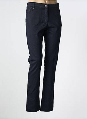 Jeans coupe slim stretch taille normale bleu CHRISTINE LAURE femme