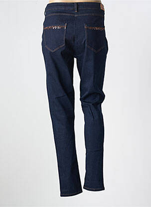 Jeans coupe slim stretch taille normale bleu CHRISTINE LAURE femme