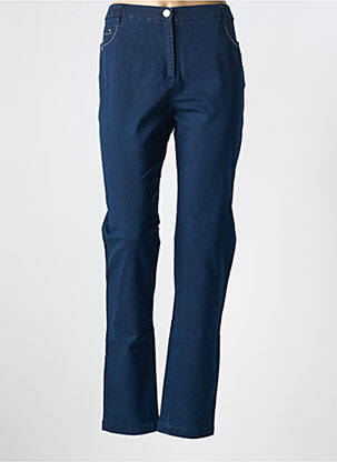 Jeans coupe slim stretch taille normale bleu CHRISTINE LAURE femme