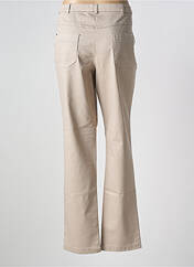 Pantalon droit beige CHRISTINE LAURE pour femme seconde vue