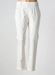 Pantalon droit blanc CHRISTINE LAURE pour femme seconde vue