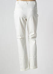 Pantalon droit blanc CHRISTINE LAURE pour femme seconde vue