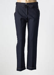 Pantalon droit bleu CHRISTINE LAURE pour femme seconde vue