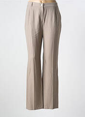 Pantalon droit marron CHRISTINE LAURE pour femme seconde vue