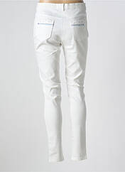 Pantalon slim blanc CHRISTINE LAURE pour femme seconde vue