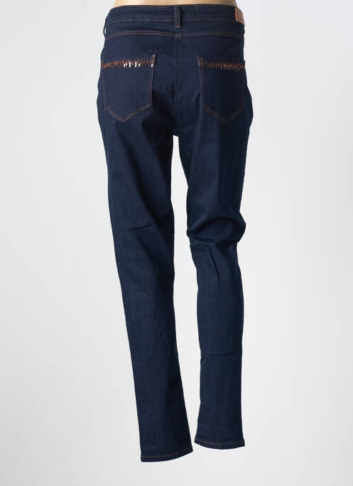Jeans coupe slim bleu CHRISTINE LAURE pour femme