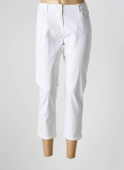 Pantacourt blanc C'EST BEAU LA VIE pour femme