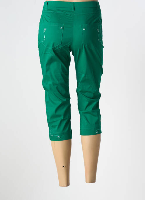 Pantacourt vert CHRISTINE LAURE pour femme