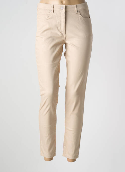 Pantalon 7/8 beige CHRISTINE LAURE pour femme