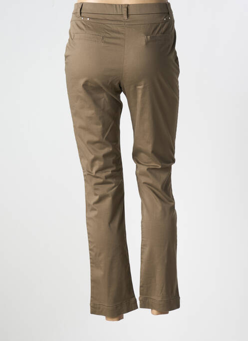 Pantalon 7/8 marron CHRISTINE LAURE femme