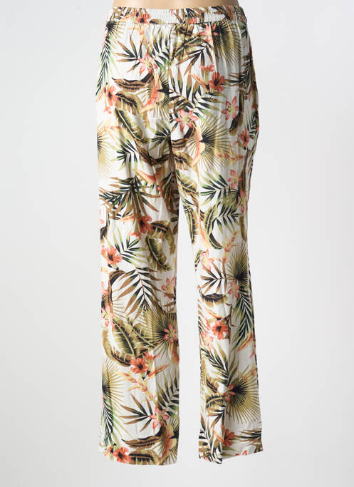 Pantalon droit vert CHRISTINE LAURE pour femme