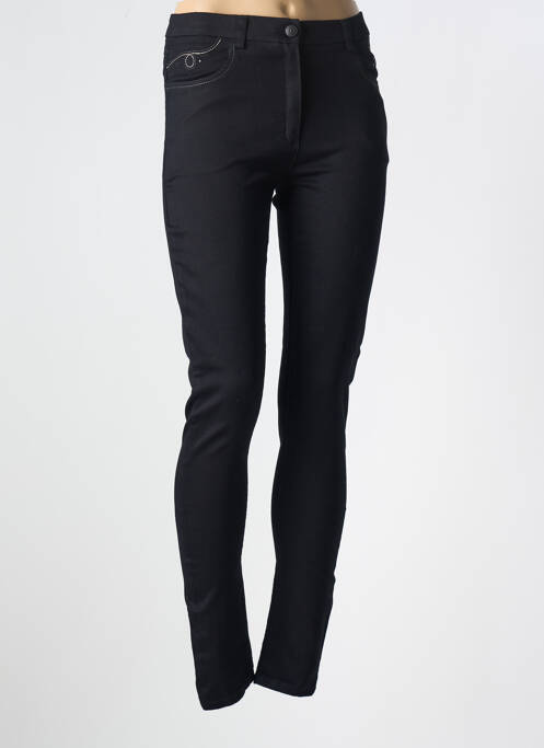 Pantalon slim noir CHRISTINE LAURE pour femme