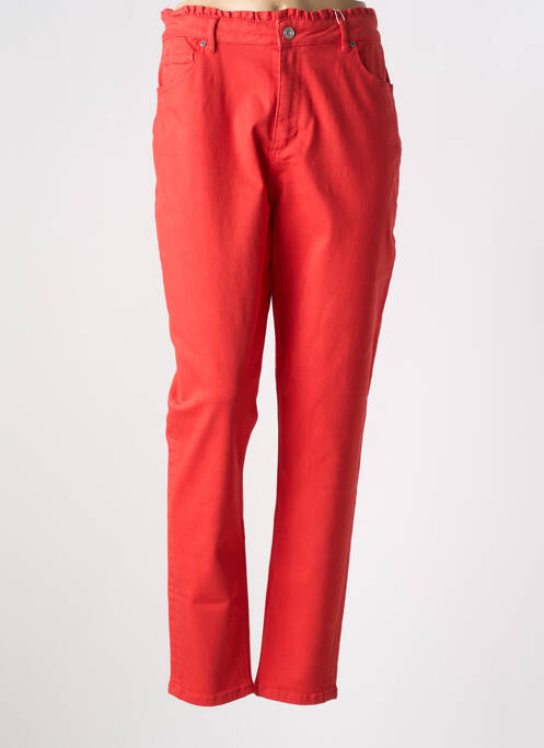Pantalon slim rouge C'EST BEAU LA VIE femme