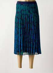 Jupe mi-longue bleu CHRISTINE LAURE pour femme seconde vue