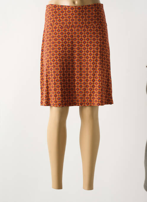 Jupe courte marron KING LOUIE pour femme