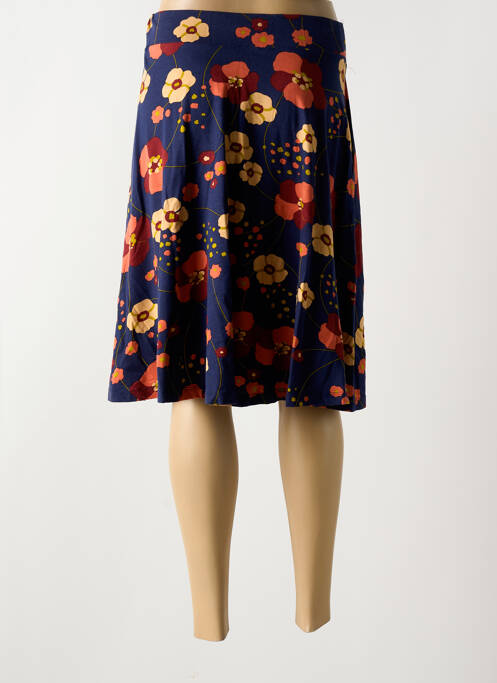 Jupe mi-longue bleu KING LOUIE pour femme