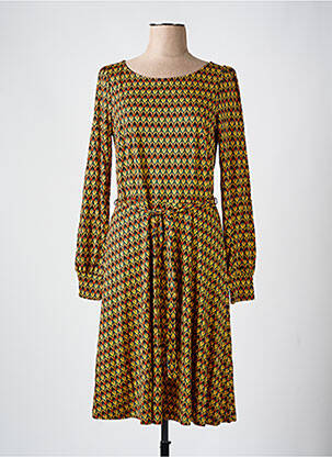 Robe longue manches longues manches longues beige KING LOUIE femme