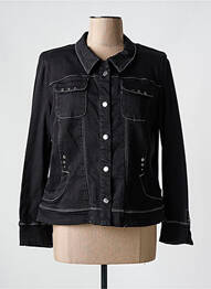 Veste casual coupe droite noir CHRISTINE LAURE femme