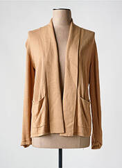 Gilet manches longues beige CHRISTINE LAURE pour femme seconde vue