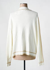 Gilet manches longues blanc CHRISTINE LAURE pour femme seconde vue