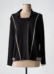 Gilet manches longues noir CHRISTINE LAURE pour femme seconde vue