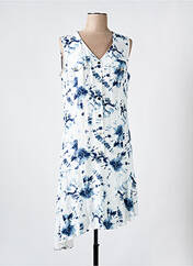 Robe mi-longue bleu CHRISTINE LAURE pour femme seconde vue