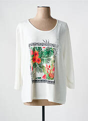 Top blanc CHRISTINE LAURE pour femme seconde vue