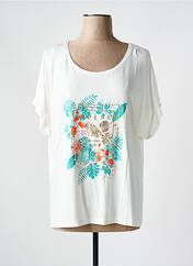 Top blanc CHRISTINE LAURE pour femme seconde vue