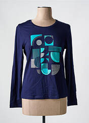 Top bleu CHRISTINE LAURE pour femme seconde vue