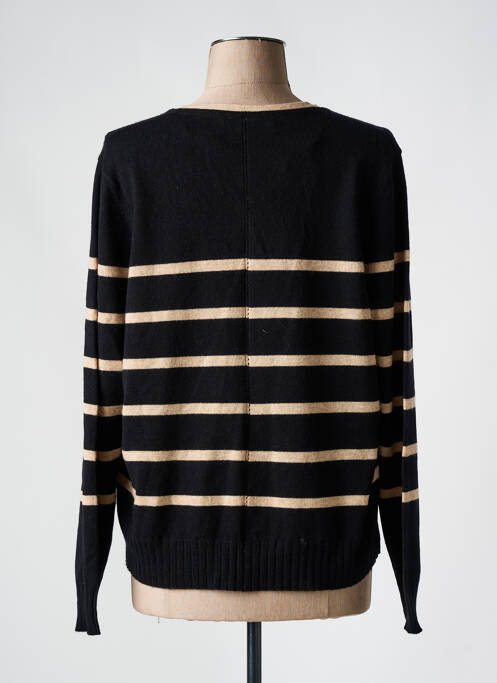 Gilet manches longues noir CHRISTINE LAURE pour femme