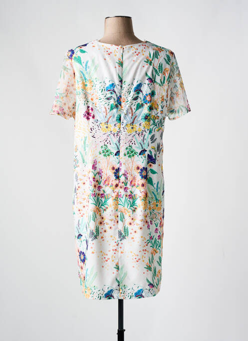 Robe mi-longue blanc CHRISTINE LAURE pour femme