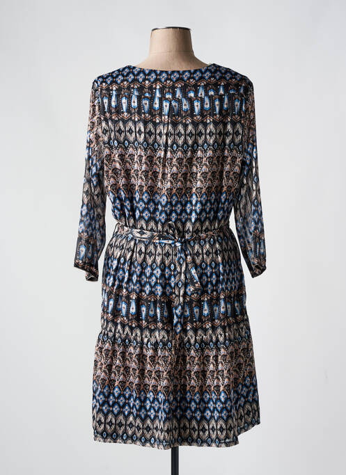 Robe mi-longue noir CHRISTINE LAURE pour femme