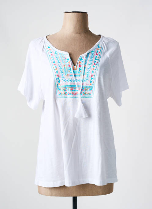 Top blanc CHRISTINE LAURE pour femme