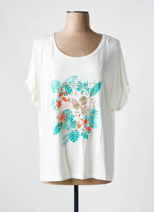 Top blanc CHRISTINE LAURE pour femme