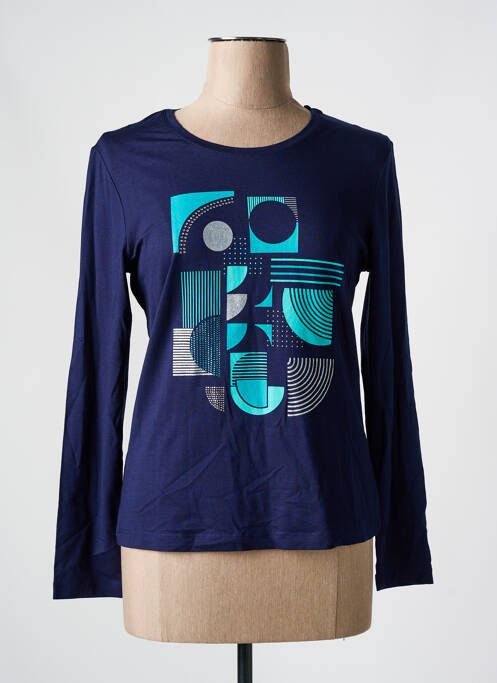 Top bleu CHRISTINE LAURE pour femme