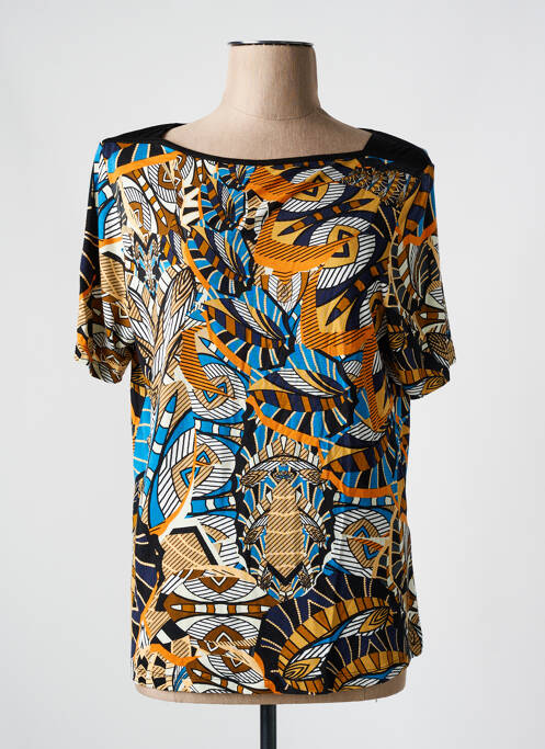 T-shirt bleu CHRISTINE LAURE pour femme