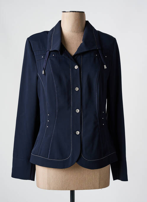 Veste casual bleu CHRISTINE LAURE pour femme