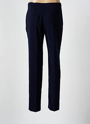 Pantalon slim taille haute bleu GUY DUBOUIS femme