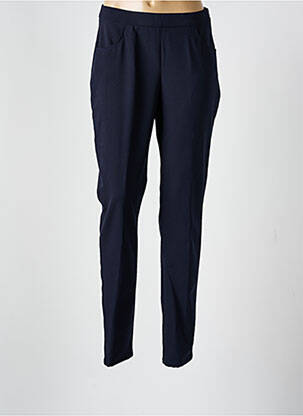 Pantalon slim taille élastique taille normale bleu GUY DUBOUIS femme