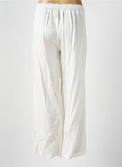Pantalon large blanc COULEURS DU TEMPS pour femme seconde vue