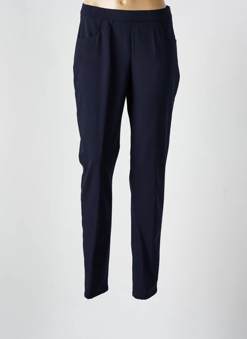 Pantalon slim taille élastique taille normale bleu GUY DUBOUIS femme