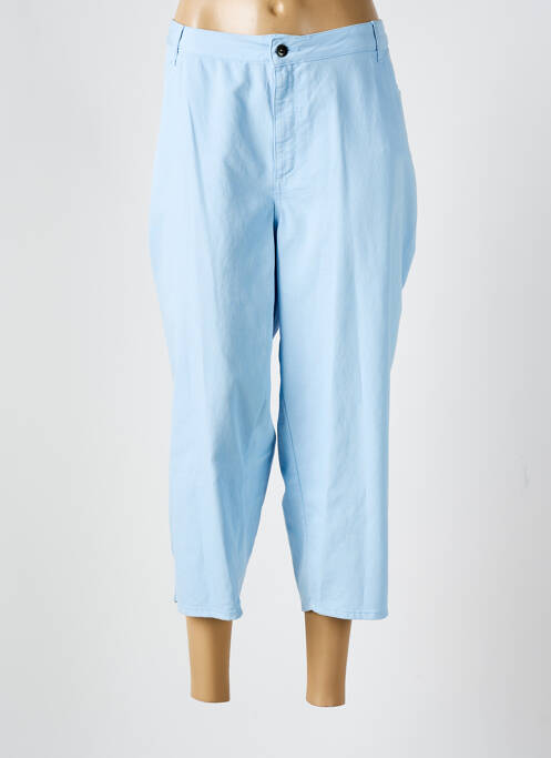 Pantacourt bleu GUY DUBOUIS pour femme