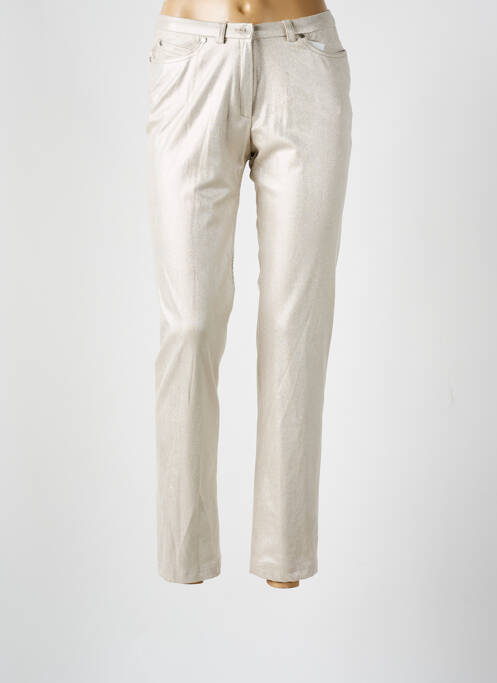 Pantalon 7/8 argent GUY DUBOUIS pour femme