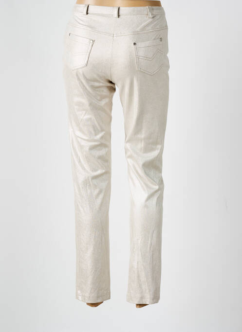 Pantalon 7/8 argent GUY DUBOUIS pour femme