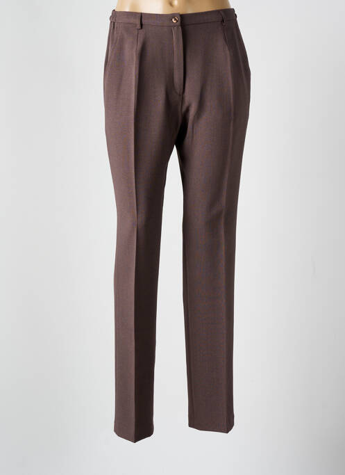 Pantalon slim marron GUY DUBOUIS pour femme